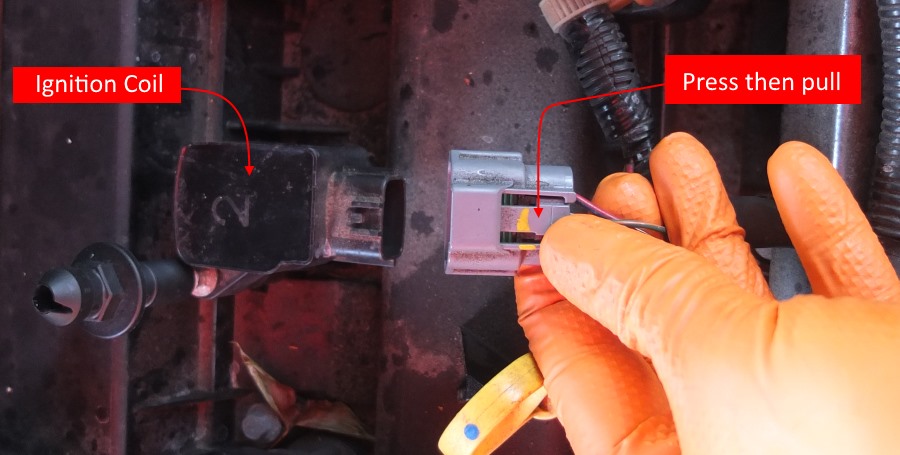 remove acura ignition coil