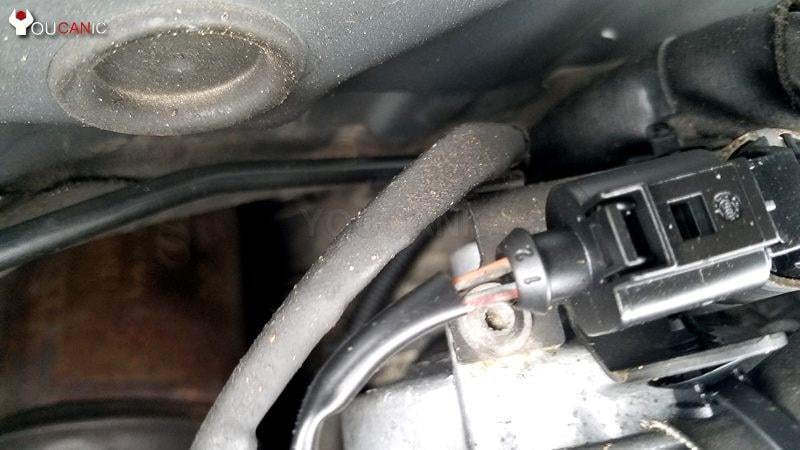 connect wire to finish install Audi A S Q TT models  oxygen sensor