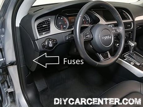 Audi A4 B8 2008 2018 Fuse Designation