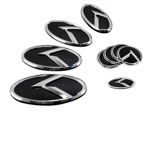 New 3D black carbon K logo badge emblem for KIA? replace stock 