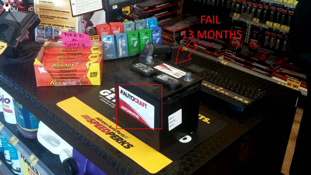 advance auto autocraft battery warranty